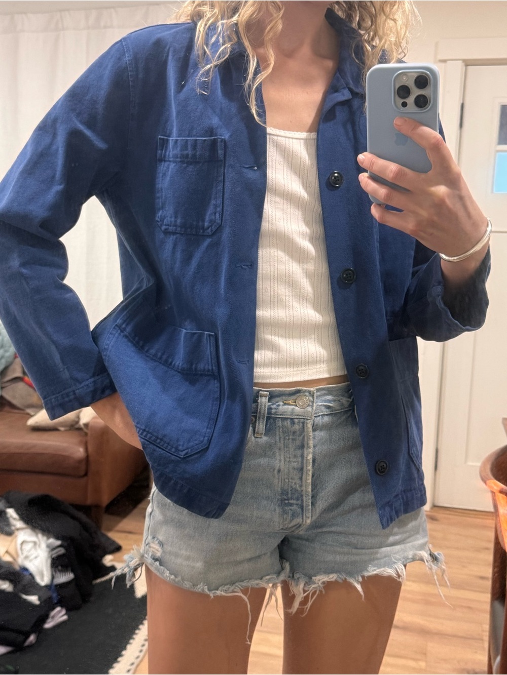Alex Mill Blue Utility Chore Jacket